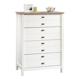 Sauder Cottage Road Chest, Soft White finish