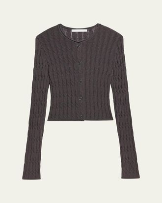 Helmut Lang Cable-Knit Cardigan