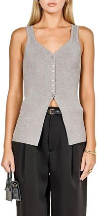 endless rose Knit Tank in Heather Grey at Nordstrom, Size X-Small