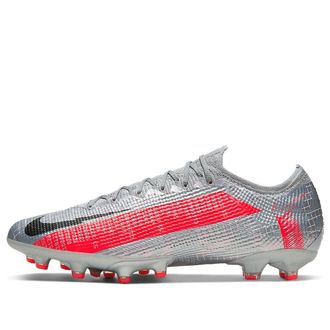 Nike Mercurial Vapor 13 Elite AG Pro Metallic Grey Crimson AT7895-906