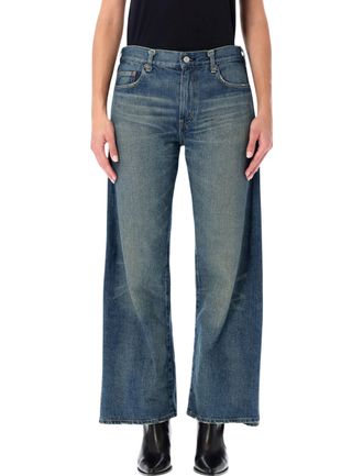 Junya Watanabe Womens Levis Cotton Denim Wide-leg Jeans - Medium Blue - Size Medium