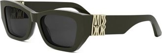 Dior Elegante zonnebril voor stijlverbetering - unisex - Zonnebrillen - Groen - 55 MM - Accessoires