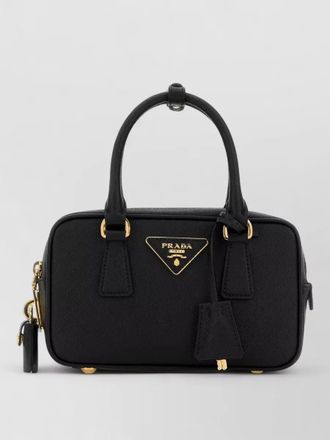 Prada na leather shoulder bag