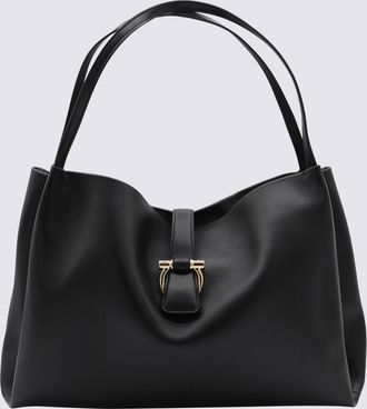 Ferragamo Black Leather Shoulder Bag