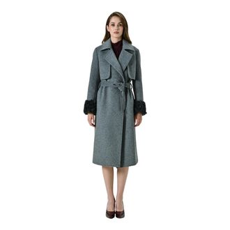 Rinascimento Mujer, Abrigos, Gris, Talla: S