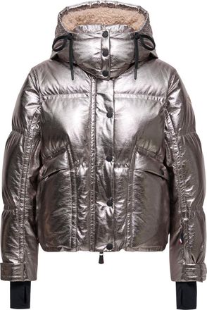 Moncler Silver Hooded Jacket