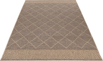 Obsession Teppich »My Oslo 710« rechteckig 7 mm Höhe Rauten Muster, In- und Outdoor geeignet