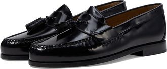 Johnston & Murphy Hayes Tassel Loafer Mens Shoes Black : 10.5 W (EE), Leather