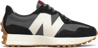 New Balance Sneaker NEW BALANCE 327, Damen, Gr. 36,5, schwarz (schwarz, grau), Leder, Synthetik, Schuhe Sneaker
