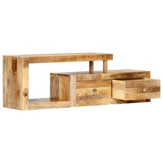 Berkfield Home TV Cabinet 120x30x40 cm Solid Mango Wood in Brown | Size: 120 x 30 x 40 cm