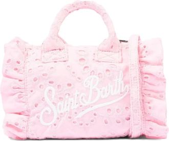 MC2 Saint Barth Handbags, female, Pink, Size: ONE SIZE Vanity Mini Volant Bag