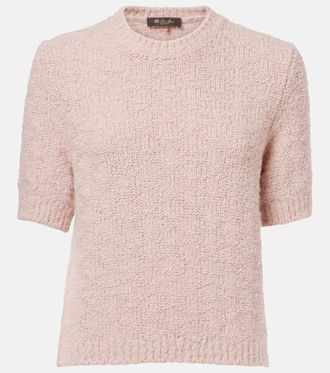 Loro Piana Folecchio cashmere and silk top