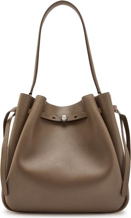 Tory Burch Romy Large Grained Leather Bucket bag - Taupe - One Size