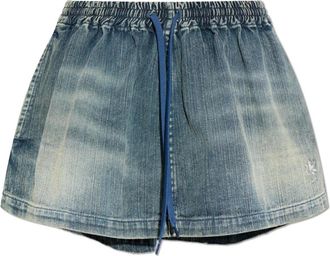 Balenciaga Denim Skirts, female, Blue, Size: XS Short Denim Skirt