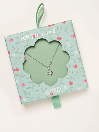 Fat Face FatFace Silver Tone Flower Necklace Gift