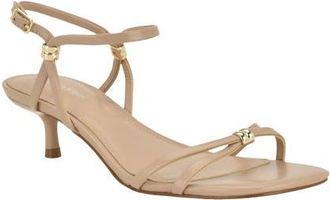 Calvin Klein Rivine Ankle Strap Sandal in Light Natural at Nordstrom, Size 7.5