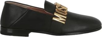 Moschino Platte stoffen espadrilles - Dames - Loafers - Zwart - 36 EU - Schoenen