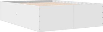 vidaXL Bed Frame without Mattress White 120x200 cm Vidaxl