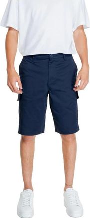 A|X Armani Exchange Bermuda Shorts - Heren - Korte Broeken - Blauw - W29 - Katoen - Korte Broeken