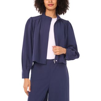 Vince Camuto Zip Front Jacket in Classic Navy at Nordstrom Rack, Size Xx-Large