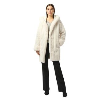 Joseph Ribkoff Jassen, Dames, Wit, XS, Leer, Joseph Ribkoff Coats Wit