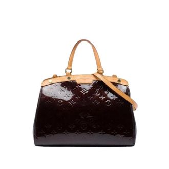 Louis Vuitton Pre-owned Brea MM - Dames - Pre-owned - Paars - Maat: ONE Size Zijde