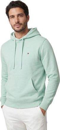 Tommy Hilfiger Casual hoodie met trekkoord en ribboord mint Tommy Hilfiger