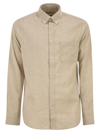 Barbour Lang&auml;rmliges Hemd aus Leinen und Baumwolle von Barbour Nelson