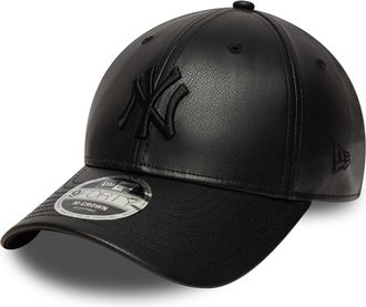 New Era New York Yankees PU 9Forty M-Crown Cap Synthetic Leather Black