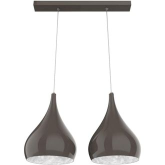 Lumicom Calice L&aacute;mpara De Techo Lineal X2 Bicolor Brillo