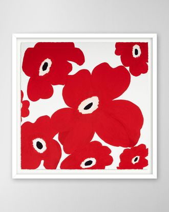 RFA Fine Art Poppy Dreams Red Hand-Embellished Giclee by H. Scott