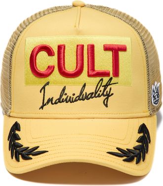 Cult of Individuality MESH BACK TRUCKER HAT RACING