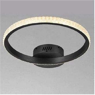 Trade Shop Trade Shop - Copy Of Plafoniera Led 24w Cerchio Effetto Cristallo Bianco Luce Fredda Calda Naturale 31715