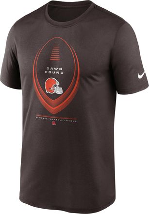 Nike Cleveland Browns Legend Icon Nike Mens Dri-FIT NFL T-Shirt in Brown | NKGK2DI9I-NDB