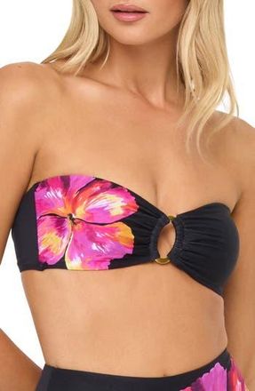 L*Space Jasper Bandeau Bikini Top in After Midnight at Nordstrom Rack, Size X-Large