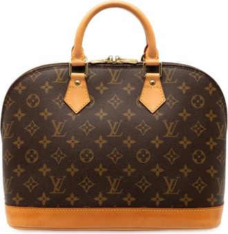 Louis Vuitton Borsa a mano Alma PM con monogramma 1999 - Marrone