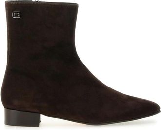 Carel Aiglon Enkellaarsjes - Dames - Enkellaarsjes - Bruin - 35 EU - Leer - Schoenen