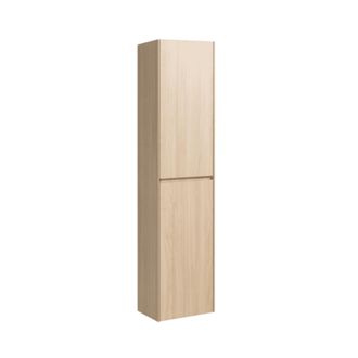 Puma Naturel - Verona Armario Alto De Madera Clara Con Dos Puertas, 40x30x170cm (veronav40sd)