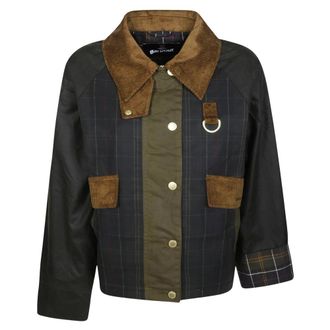 Barbour Jassen, Dames, Groen, S, Katoen, Irene Wax Jacket