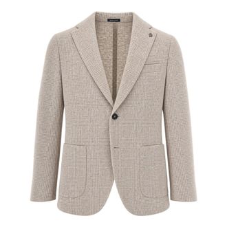 Breras Milano Blazer Classico con Rever a Lancia - - Jackets - Uomo - Beige - L