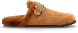 Jimmy Choo London Biker Mule F - Dames - Slip ons - Bruin - 40 EU - Su&egrave;de - Schoenen