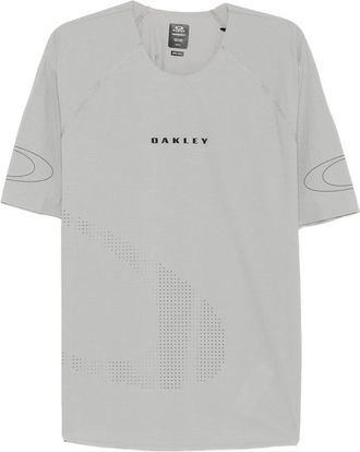Oakley Seeker Whip SS Jersey - Heren - Sportshirts - Grijs - M - Nylon - Fitness