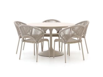 Suns Vado/Nova &oslash;150cm dining tuinset 6-delig stapelbaar