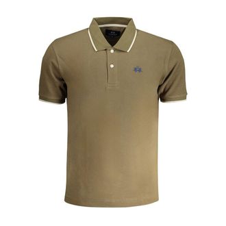 La Martina La Martina Verde Katoenen Heren Poloshirt