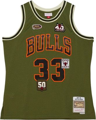 Mitchell & Ness Canotta Swingman Chicago Bulls 1997 Scottie Pippen - Verde