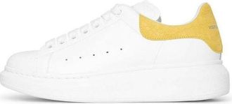 Alexander McQueen (WMNS) Alexander McQueen Oversized Sneaker Yellow Embossed Suede Crocodile 650788WHZ4K9718