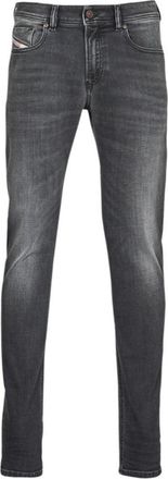 Diesel 1979 Sleenker donkergrijze vervaagde denimjeans