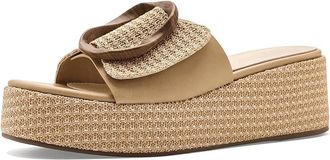 Vintage Havana Janette Womens Sandals Camel : 8.5 M, Textile