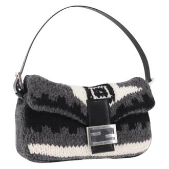 Fendi Pre-owned Vintage Gebreide Schoudertas - Dames - Pre-owned - Veelkleurig - Maat: ONE Size Wol