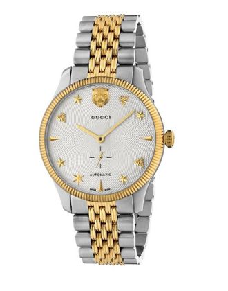Gucci G-Timeless Automatic Silver Dial Mens Watch Ya126356